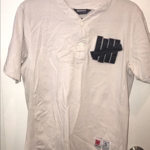 White Undefeated Jersey Shirt